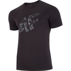 T-shirt męska TSM002 - głęboka czerń. T-shirty marki 4F. Za 39.99 zł.