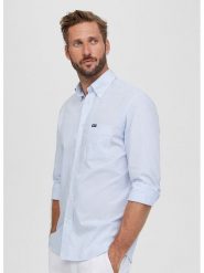 Façonnable Koszula w kolorze błękitnym rozmiar: XL. Niebieskie koszule Faconnable, xl, bez wzorów, z bawełny, bez kołnierzyka, bez ramiączek. Za 340.59 zł.