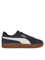 Puma Sneakersy Smash 3.0 390984 23 Granatowy. Niebieskie buty sportowe casual Puma, bez wzorów, ze skóry, bez zapięcia. Za 229.99 zł.