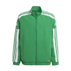 Kurtka adidas Squadra 21 Zielona. Białe kurtki Adidas, bez wzorów, z poliesteru, bez kaptura. Za 181.90 zł.