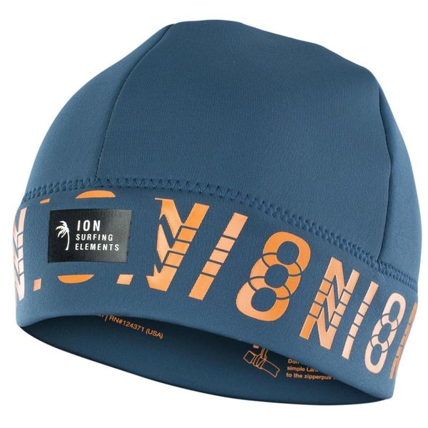 Czapka neoprenowa do sportów wodnych ION Logo Beanie. Szare czapki zimowe ION, bez wzorów, z neoprenu. Za 129.00 zł.