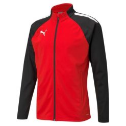 Bluza piłkarska męska PUMA teamLIGA. Czarne bluzy Puma, m, bez wzorów, bez kaptura. Za 253.00 zł.