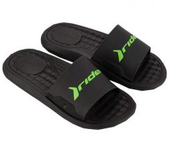 Klapki dla mężczyzn Rider STEP SLIDE. Czarne klapki Rider, z materiału. Za 154.00 zł.