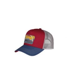 Czapka Trucker Barts Nelsonsz. Czerwone czapki z daszkiem Barts, bez wzorów, z bawełny. Za 137.00 zł.
