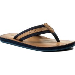 Japonki GANT - Breeze 16608405 Navy Blue G65. Brązowe japonki marki GANT, z materiału. W wyprzedaży za 169.00 zł.