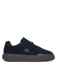 Calvin Klein Sneakersy Chunky Cupsole Laceup SU YM0YM01453 Granatowy. Niebieskie buty sportowe casual CALVIN KLEIN, bez wzorów, ze skóry, bez zapięcia. Za 529.99 zł.