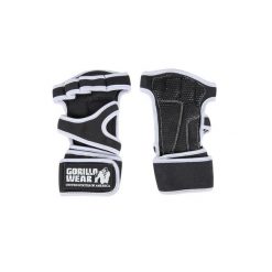 Yuma Rękawiczki do podnoszenia ciężarów - Czarny/Biały. Białe rękawiczki GORILLA WEAR, bez wzorów. Za 128.00 zł.