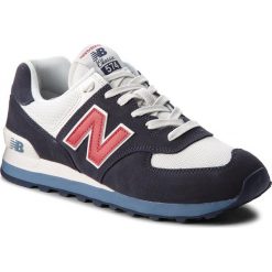 Sneakersy NEW BALANCE - ML574ESC Granatowy. Niebieskie buty sportowe casual New Balance, bez wzorów, z materiału, bez zapięcia. W wyprzedaży za 229.00 zł.