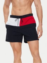 Tommy Hilfiger Szorty kąpielowe UM0UM03259 Granatowy Regular Fit. Niebieskie kąpielówki Tommy Hilfiger, m, bez wzorów, z syntetyku. Za 189.99 zł.