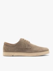 Beżowe sznurowane półbuty w stylu casual. Brązowe eleganckie półbuty Brawo sp. z o.o., bez wzorów, ze skóry, bez obcasa, bez zapięcia. Za 399.99 zł.