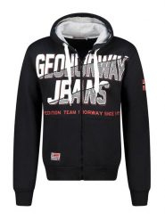 Geographical Norway Bluza "Gasper" w kolorze czarnym rozmiar: S. Czarne bluzy Geographical Norway, s, bez wzorów, bez kaptura. Za 110.55 zł.