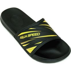 Klapki Aqua-Speed Idaho M kol.18. Czarne klapki Aqua-Speed, z materiału. W wyprzedaży za 69.00 zł.