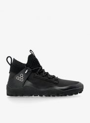Buty turystyczne męskie Vivobarefoot Magna Lite WR SG. Czarne buty turystyczne VIVOBAREFOOT, bez wzorów, z gumy, przed kolano, bez zapięcia, trekkingowe. Za 699.99 zł.