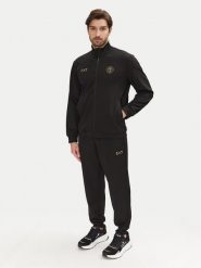 EA7 Emporio Armani Dres 7M000554 AF13526 UC001 Czarny Regular Fit. Czarne komplety dresowe EA7 Emporio Armani, m, bez wzorów, z dresówki, bez ramiączek. Za 579.99 zł.