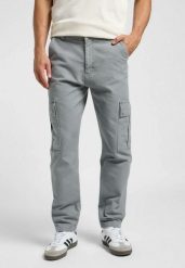 MESKIE SPODNIE LEE CARGO PANT HD LEE GRAY 112364176. Szare spodnie materiałowe Lee, l, bez wzorów, z materiału. Za 219.99 zł.