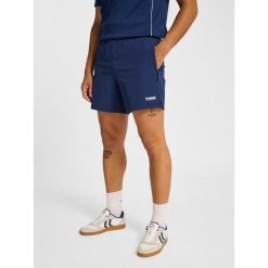 Szorty Hummel Pulse. Niebieskie szorty Hummel, bez wzorów, sportowe. Za 230.00 zł.