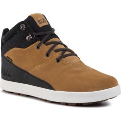 Sneakersy JACK WOLFSKIN - Auckland Wt Texapore Mid M 4035751 Light Brown/Black. Brązowe buty sportowe casual Jack Wolfskin, bez wzorów, z futra, bez zapięcia. Za 549.00 zł.