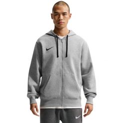 Bluza męska Nike Park 26 Fleece Full-Zip Hoodie. Szare bluzy z polaru Nike, m, bez wzorów, z polaru, z kapturem. Za 192.99 zł.