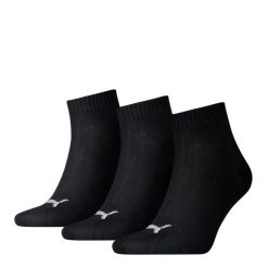 Puma Skarpety Quarter Plain 3-Pack 93858906. Czarne skarpety Puma, bez wzorów, z bawełny. Za 39.00 zł.