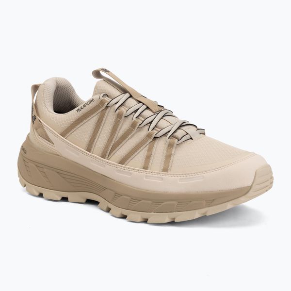 Buty turystyczne męskie Jack Wolfskin Wild Hike Texapore Low. Brązowe buty turystyczne Jack Wolfskin, bez wzorów, z gumy, bez zapięcia. Za 489.99 zł.
