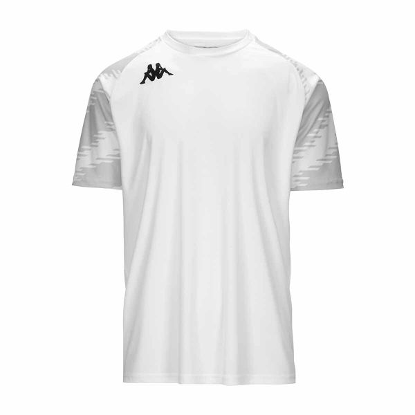Koszulka Kappa Daverno. Białe t-shirty sportowe Kappa, bez wzorów, bez ramiączek, na fitness i siłownię. Za 168.50 zł.