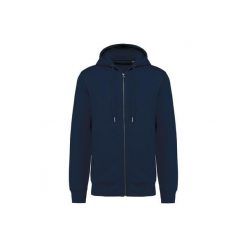 Ekologiczna rozpinana bluza z kapturem Kariban French Terry. Niebieskie bluzy z kapturem KARIBAN, xl, bez wzorów, z bawełny, z kapturem. Za 259.00 zł.