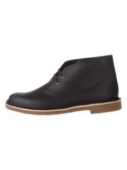 Clarks Skórzane trzewiki "Shepton" w kolorze czarnym rozmiar: 41. Czarne botki sznurowane Clarks, bez wzorów, bez obcasa, bez zapięcia. Za 244.95 zł.