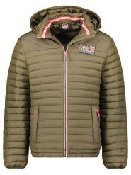 Geographical Norway Kurtka pikowana "Adalmo" w kolorze khaki rozmiar: XXL. Brązowe kurtki Geographical Norway, xxl, z aplikacjami, bez kaptura. Za 145.94 zł.