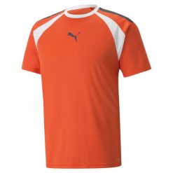 Koszulka sportowa męska Puma Teamliga. Czarne t-shirty sportowe Puma, bez wzorów, z poliesteru, bez ramiączek, na fitness i siłownię. Za 209.99 zł.