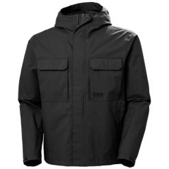 Kurtka wodoodporna Helly Hansen Escape. Czarne kurtki Helly Hansen, m, bez wzorów, bez kaptura. Za 844.00 zł.