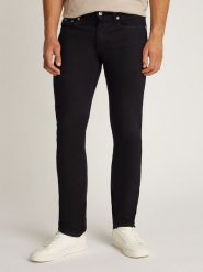 CALVIN KLEIN JEANS Dżinsy - Slim fit - w kolorze czarnym rozmiar: W36/L34. Czarne jeansy Calvin Klein Jeans, l. Za 323.50 zł.