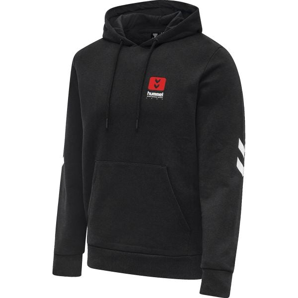 Hummel bluza unisex sportowa bawełniana kangurka LGC Graham Hoodie. Czarne bluzy bez kaptura Hummel, bez wzorów, z bawełny, bez kaptura. Za 159.99 zł.