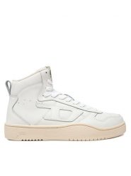Diesel Sneakersy S-Ukiyo V2 Mid Y03364 P5576 T1015 Biały. Białe buty sportowe casual Diesel, bez wzorów, ze skóry, bez zapięcia. Za 749.99 zł.