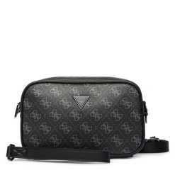 Saszetka Guess. Czarne torby na ramię Guess, z aplikacjami, małe, bez dodatków. Za 329.99 zł.