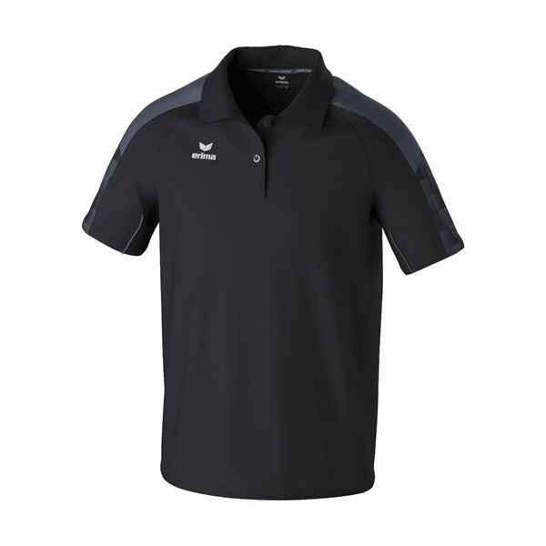 Polo Erima Evo Star. Czarne koszulki polo Erima, bez wzorów, z materiału, bez kołnierzyka, bez ramiączek, do piłki nożnej. Za 177.35 zł.