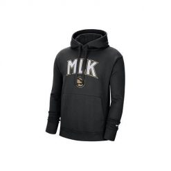 Bluza sportowa męska Nike Nba Atlanta Hawks City Edition. Czarne bluzy z kapturem Nike, m, bez wzorów, z kapturem. Za 382.00 zł.