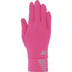 Rękawiczki sportowe uniseks REU303 - ciemny róż. Rękawiczki marki B'TWIN. Za 39.99 zł.