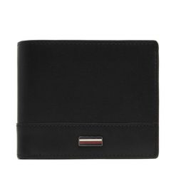 Portfel Tommy Hilfiger. Czarne portfele Tommy Hilfiger, bez wzorów. Za 229.99 zł.