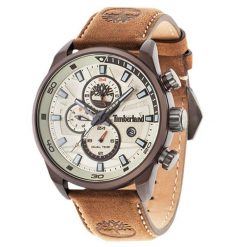 Zegarek Męski Timberland TBL14816JL. Brązowe zegarki Timberland, ze stali. Za 844.05 zł.