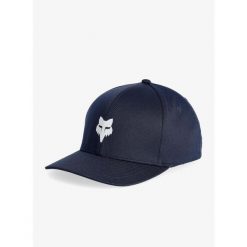Czapka z daszkiem Fox Head Tech Flexfit Hat. Niebieskie czapki z daszkiem FOX, bez wzorów. Za 135.99 zł.