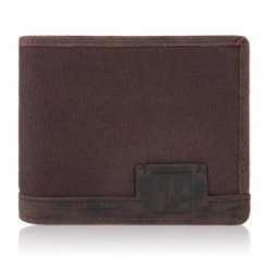 Portfel skórzany męskie RFID brązowy Paolo Peruzzi T-02. Brązowe portfele Paolo Peruzzi, bez wzorów, z bawełny. Za 49.99 zł.