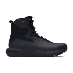 Buty bushcraft męskie Under Armour Charged Valsetz Waterfroof Zip. Czarne buty do biegania Under Armour, bez wzorów, bez zapięcia, do biegania. Za 559.99 zł.