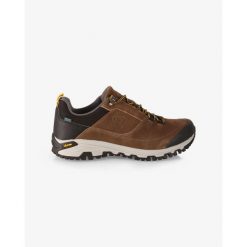 Niskie buty outdoorowe unisex Kilpi ANAK LOW WP-U. Żółte buty trekkingowe Kilpi, bez wzorów, z nylonu, bez zapięcia. Za 499.51 zł.