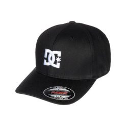 Czapka Flexfit® dla Mężczyzn CAP STAR 2 Czarny. Czarne czapki z daszkiem DC Shoes, bez wzorów, z bawełny. Za 149.99 zł.