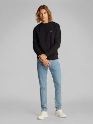 CALVIN KLEIN JEANS Bluza w kolorze czarnym rozmiar: L. Czarne bluzy Calvin Klein Jeans, l, bez wzorów, z bawełny, bez kaptura. Za 216.73 zł.