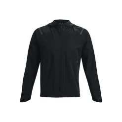 Męska kurtka Under Armour Unstoppable czarna. Czarne kurtki Under Armour, m, bez wzorów, z elastanu, z kapturem. Za 438.85 zł.