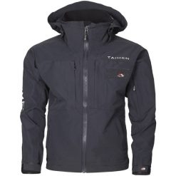 Kurtka wędkarska męska Taimen Khovd Fishing. Czarne kurtki TAIMEN, m, bez wzorów, bez kaptura. Za 799.99 zł.