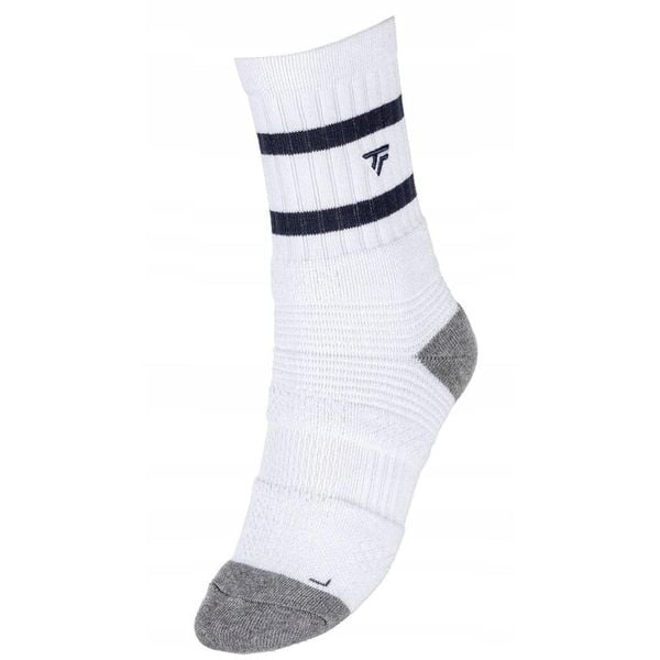 Skarpety tenisowe dla dorosłych Tecnifibre Tech Socks. Białe skarpety TECNIFIBRE, bez wzorów. Za 69.00 zł.