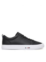 Tommy Hilfiger Sneakersy Harlem Street Lth FM0FM05708 Granatowy. Niebieskie buty sportowe casual Tommy Hilfiger, bez wzorów, ze skóry, bez zapięcia. Za 449.99 zł.