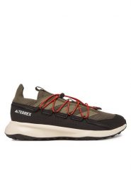 Adidas Trekkingi Terrex Voyager 21 Travel JI1029 Khaki. Brązowe buty trekkingowe Adidas, bez wzorów, z materiału, bez zapięcia. Za 449.99 zł.